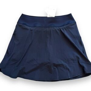 Puma Woman's PWRSHAPE Solid Golf Skirt/Skort Lightweight Navy Size Small NWT